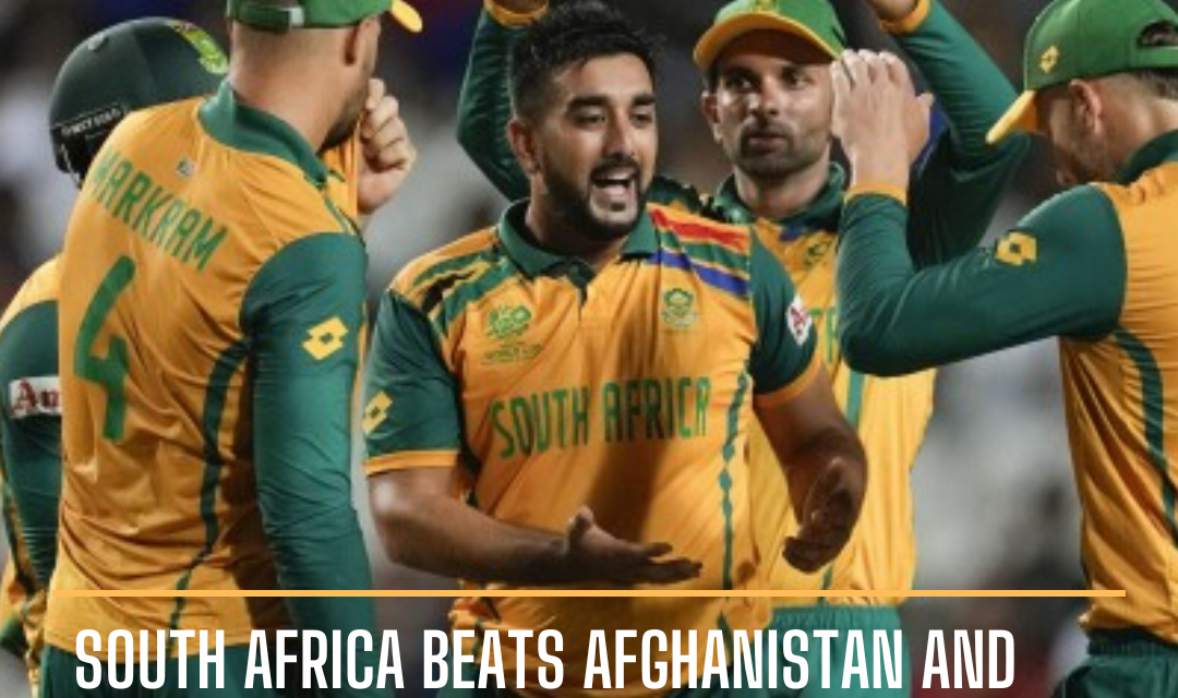 The South Africa cricket team advances to the finals for the first time in men's World Cup history.