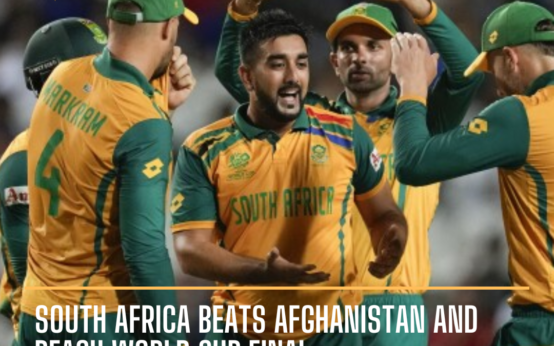 The South Africa cricket team advances to the finals for the first time in men's World Cup history.