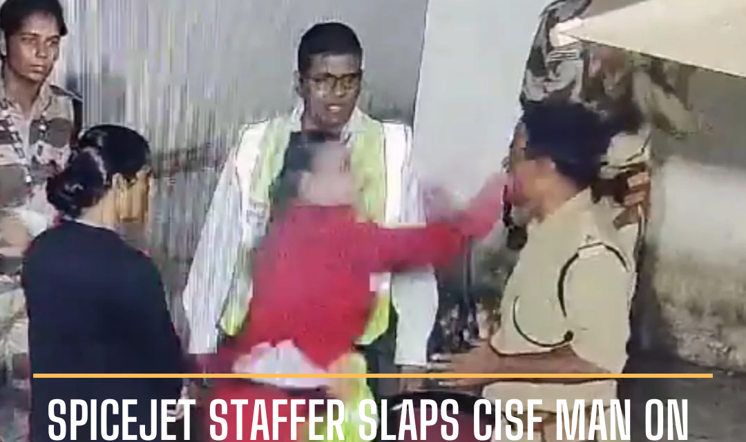 A stunning incident drew everyone's attention when a SpiceJet employee assaulted a CISF cop on camera at Jaipur airport.