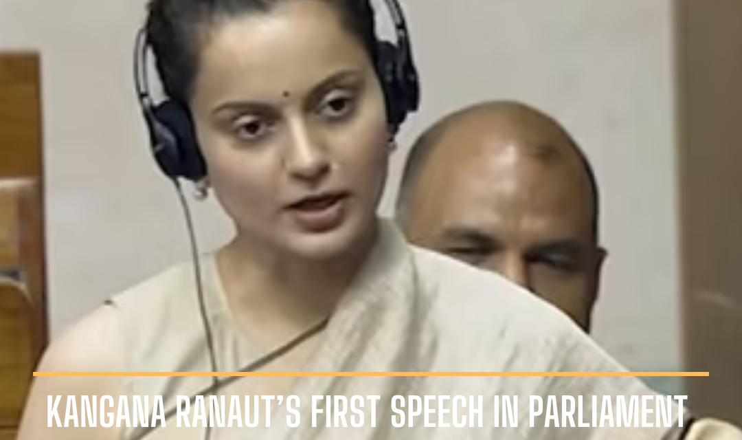 In her first parliament speech, the MP from Himachal Pradesh’s Mandi Lok Sabha seat spoke about the “extinction” of many art forms in the state.