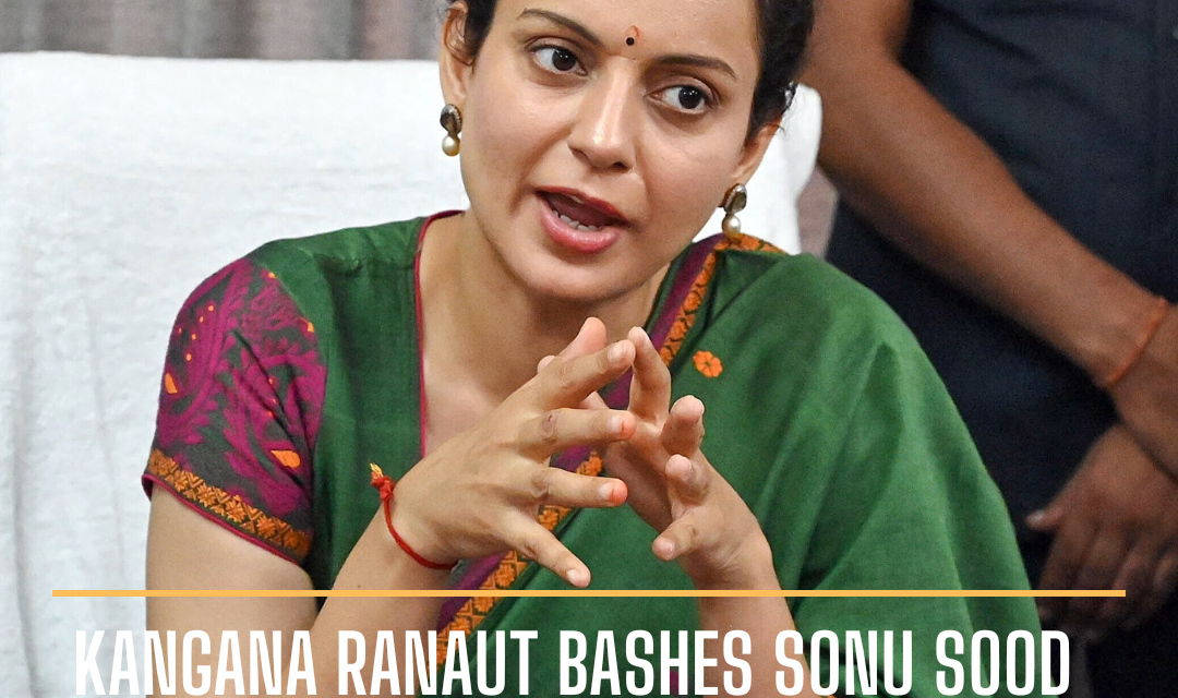 Kangana Ranaut has made headlines yet again, this time for criticizing actor Sonu Sood over a social media comment.