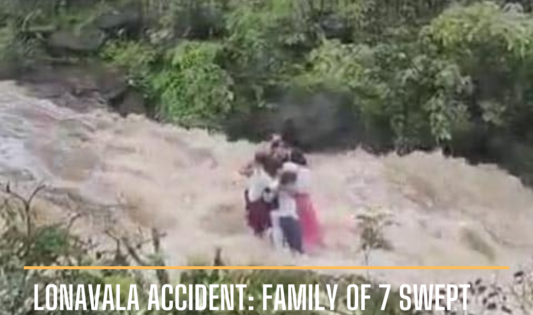 On Sunday, June 30, a family of seven was swept away by a swollen waterfall in Lonavala, near Mumbai.