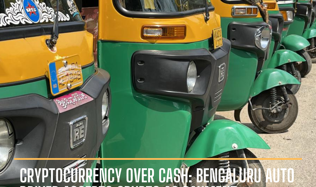 This has highlighted India’s evolving digital currency landscape, and the auto driver’s move has amused social media users.