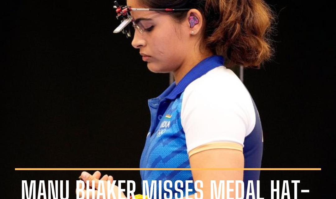 Manu Bhaker, who won two bronze medals in the Paris Olympics 2024, was obviously sad after missing out on a third.