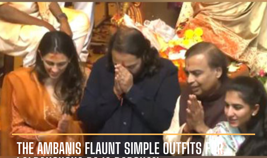 Shloka Mehta and Radhika Merchant were seen adorning simple suits to seek blessings from Lalbaugcha Raja.