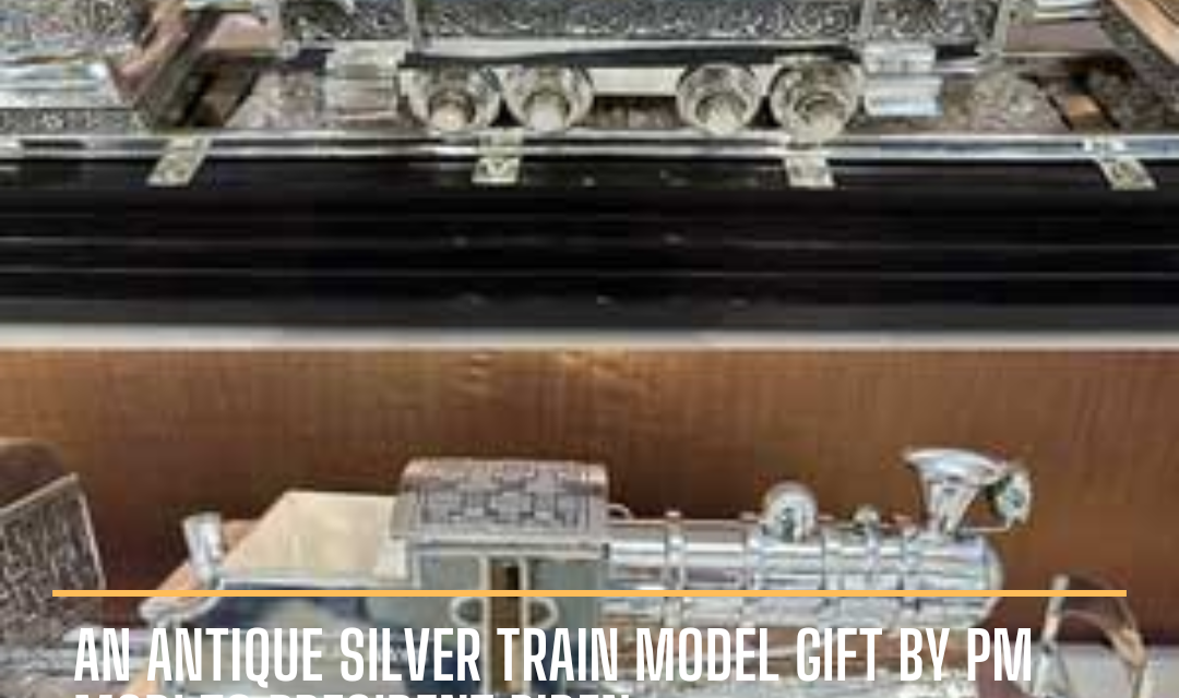 PM Modi is in the US for a three-day visit. He concluded the Quad Leaders Summit by giving President Joe Biden an antique silver train model.