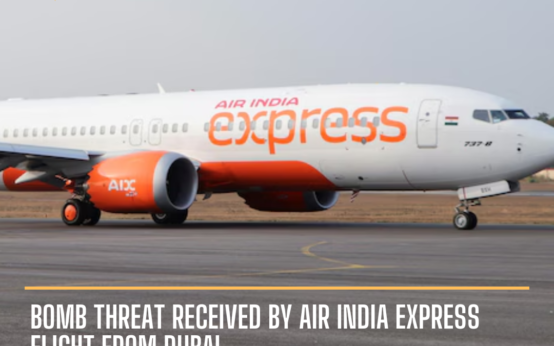 Air India Express flight from Dubai carrying 189 passengers landed in Jaipur amidst the bomb threat.