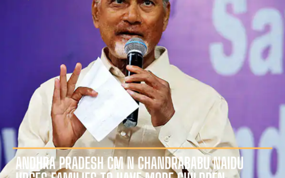 The CM of Andhra Pradesh pointed out a declining fertility rate in southern states.