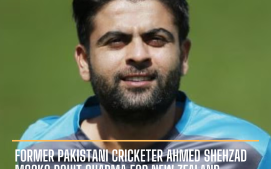 On his YouTube channel, Ahmed Shehzad mocked Rohit Sharma and the India team, calling them "schoolboys" and "paper tigers."