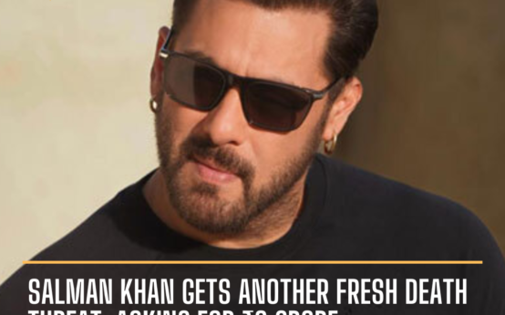 Bollywood celebrity Salman Khan receives a new death threat. The mysterious caller wanted ₹2 crore from the actor.