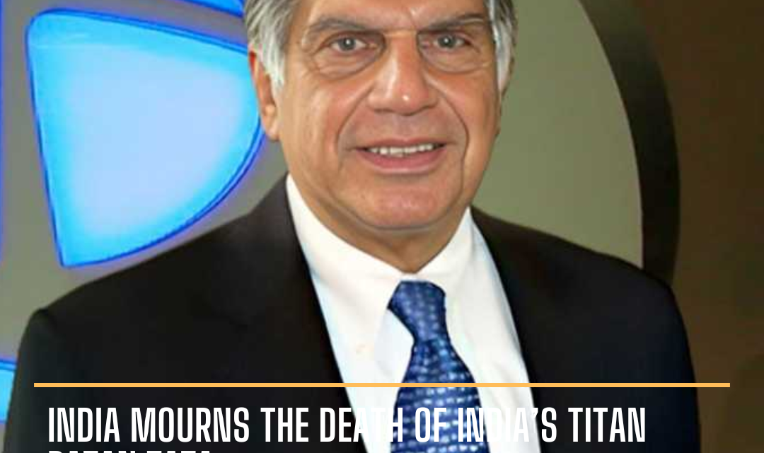 Indian industrialists and others across the world pay tributes to Ratan Tata.