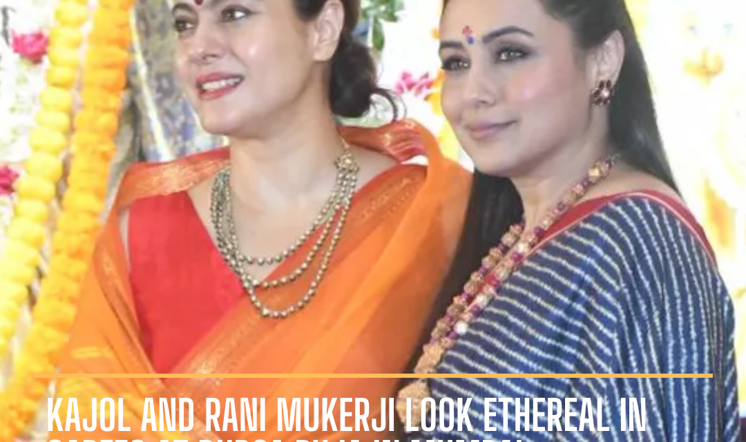 The cousins and the audiences’ beloved “Anjali-Tina” from “Kuch Kuch Hota Hai” posed together at the pandal; fans react.