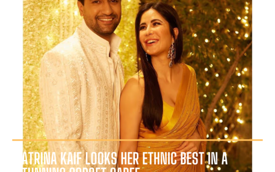 For Diwali 2024, Katrina Kaif wore a gorgeous corset saree worth lakhs.