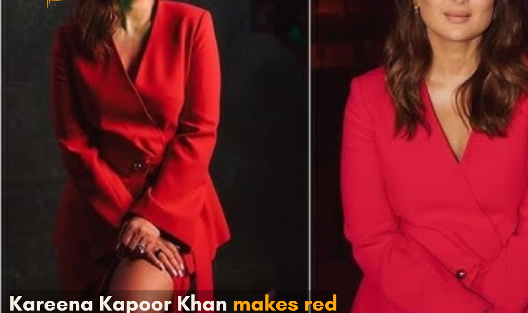 The actress recently wore a stunning red blazer dress and turned heads.