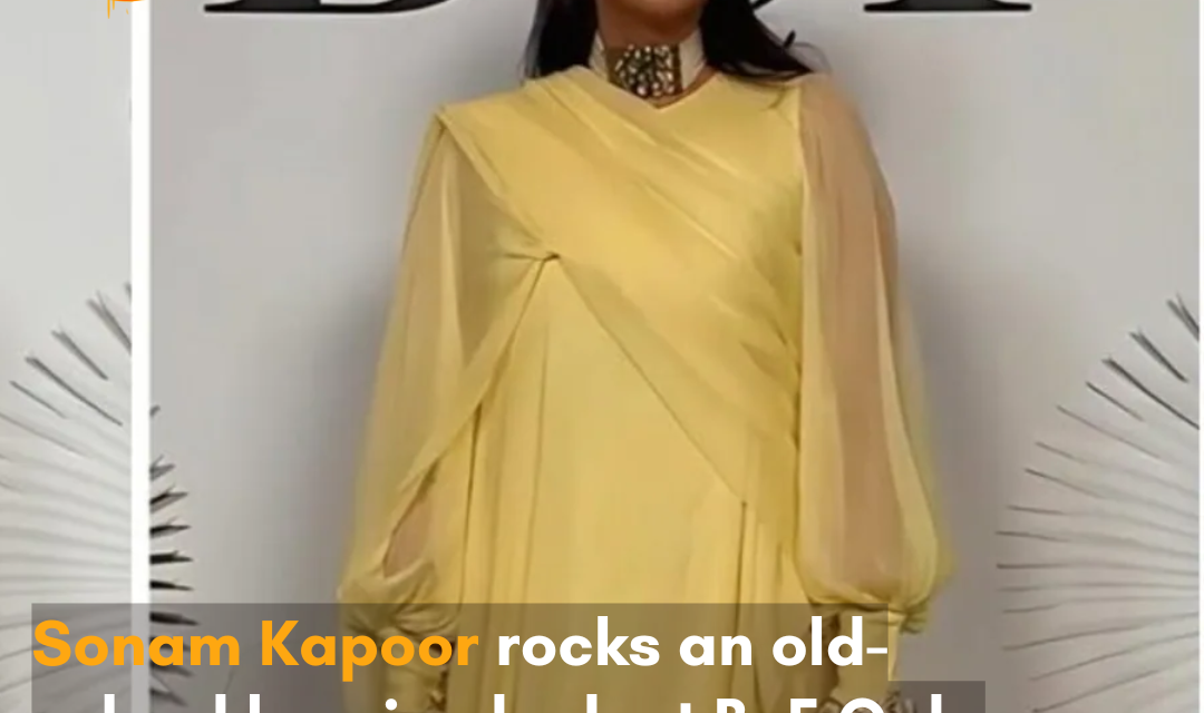 Sonam Kapoor recently attended the BoF (Business of Fashion) Gala in Mumbai and stunned everyone with her old-school heroine look.