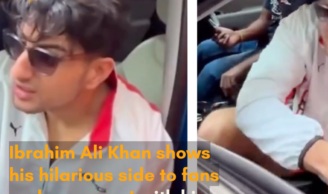 The upcoming actor is often found having fun with the paparazzi, and this time as well, his humour left everyone in splits.