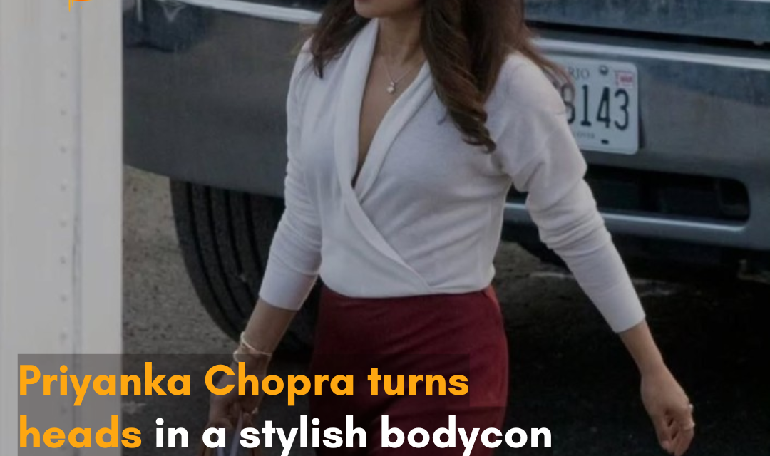 The actress channels her business-girl chic era on the Jonas Brothers’ film set.