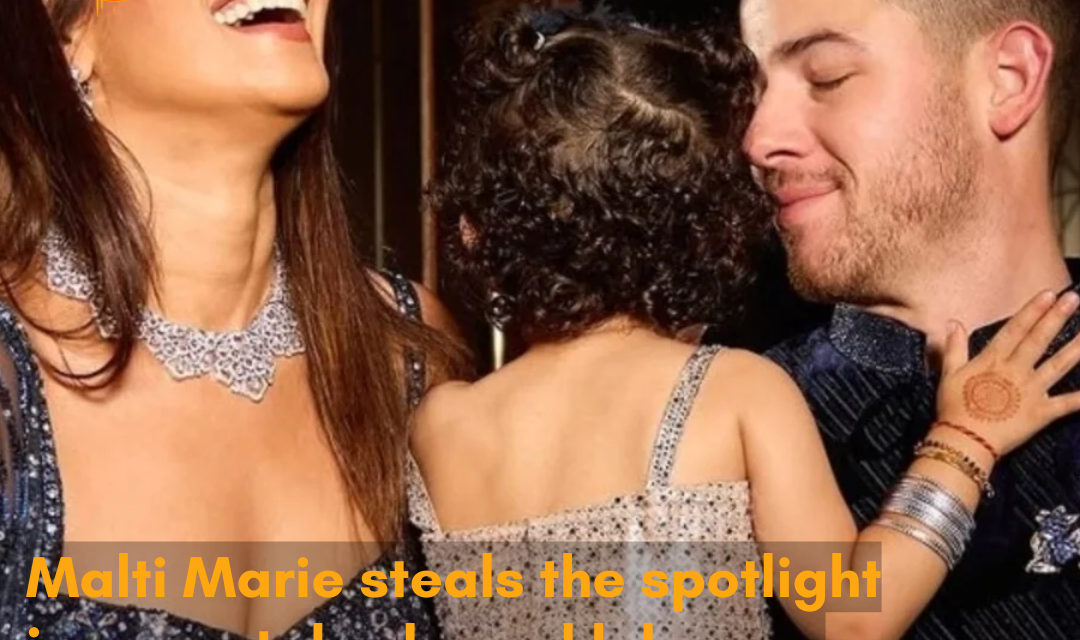 Malti Marie was clicked with parents at Siddharth Chopra’s Sangeet, which melted the hearts of netizens.