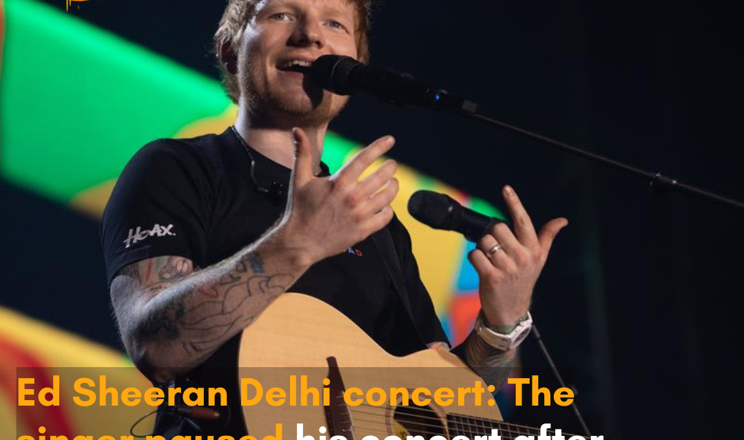 He even got the security to rush to the person’s aid during his concert.