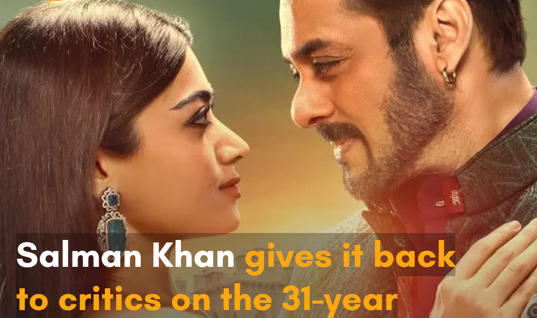 During the trailer launch of his upcoming film Sikandar, Salman Khan addressed the conversation around the age gap with Rashmika Mandanna.