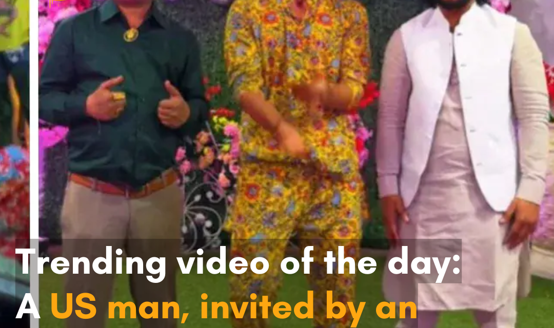 The American travel vlogger sets the dance floor on fire; the video goes viral.