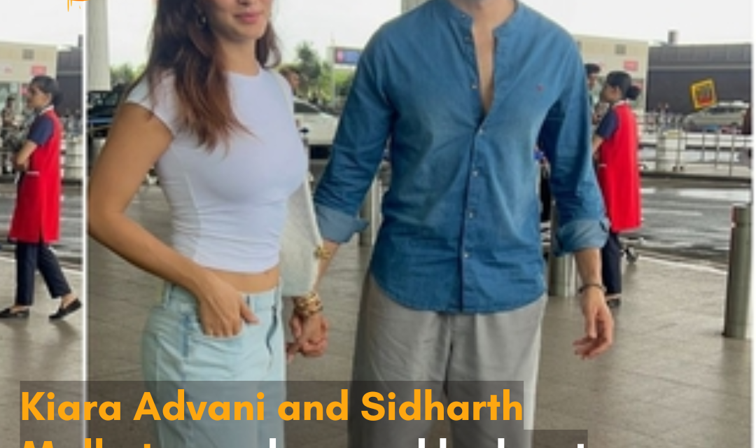 Sidharth Malhotra and Kiara Advani were spotted arriving at the airport in style and were seen jetting off from Mumbai.