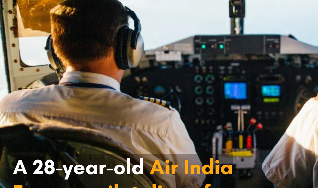 The young pilot had recently got married; he died of cardiac arrest in his fourth sector for the day in Bengaluru.