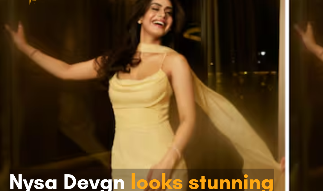 Kajol and Ajay Devgan’s daughter also flaunted her luscious and long hair, adding more charm to her look.