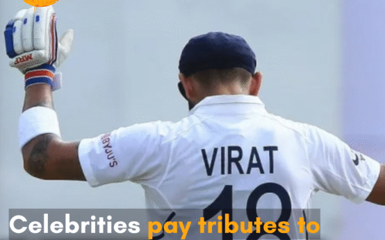 Several celebrities hailed King Kohli and paid tributes as he retires from Test cricket.