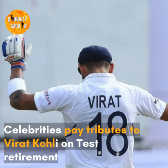 Several celebrities hailed King Kohli and paid tributes as he retires from Test cricket.