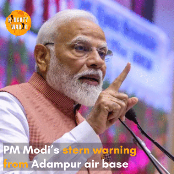PM Modi’s stern warning from Adampur air base