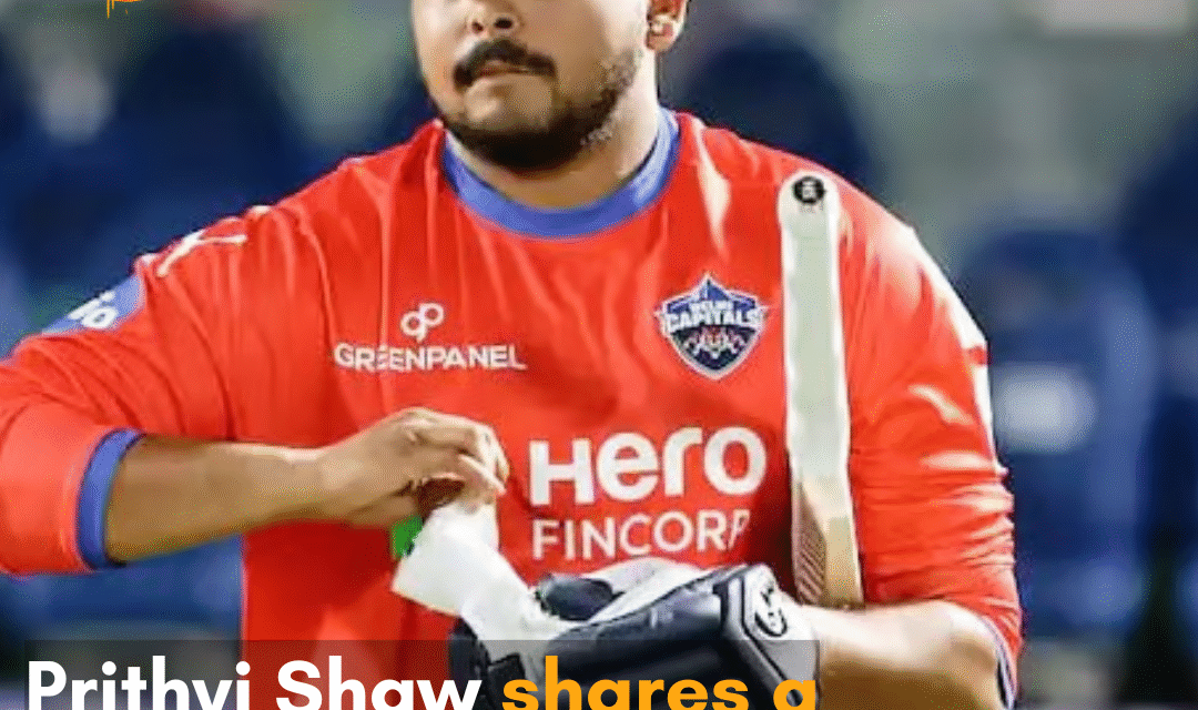 Prithvi Shaw on his Instagram Story shared a cryptic 3-word note.