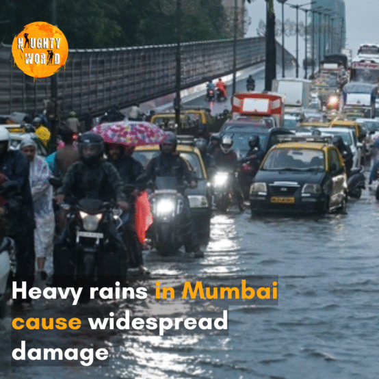 Landslides, tree falls, and wall collapses amid heavy Mumbai rains have caused massive damage.