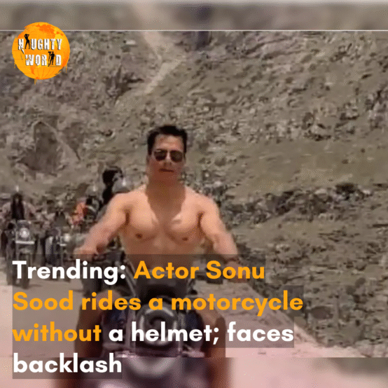 The viral video shows the actor riding a bike without a helmet in Spiti Valley, prompting a response from the police.