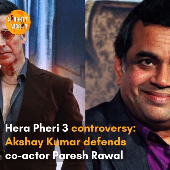 At the Housefull 5 trailer launch, Akshay backed Paresh Rawal when asked about the latter leaving the film.