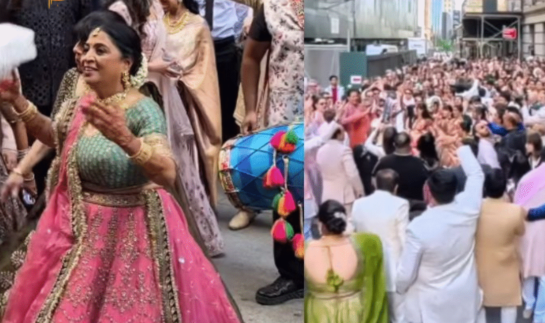 ‘Baraat’ of 400 people shut down Wall Street