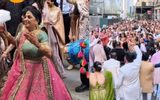 ‘Baraat’ of 400 people shut down Wall Street