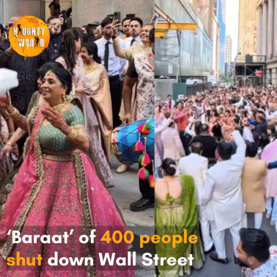 ‘Baraat’ of 400 people shut down Wall Street