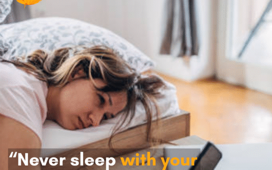 Expert Mel Robbins explained on Winfrey’s podcast why sleeping with a phone can cause anxiety.