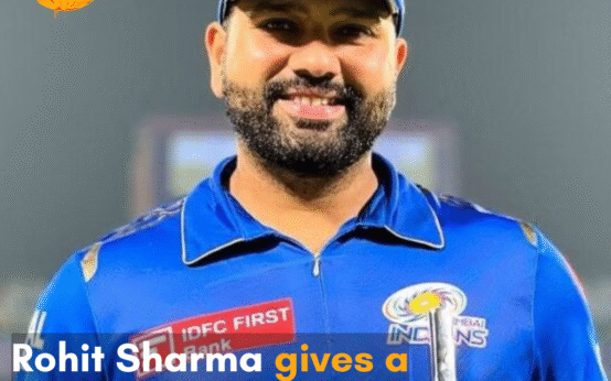 A short clip went viral ahead of MI’s qualifier 2; ahead of that, Rohit Sharma can be seen spending time with some young kids off the field.