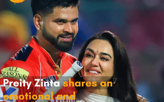 The actor and co-owner of PBKS took to social media to share her heartfelt message for the team.