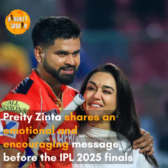 The actor and co-owner of PBKS took to social media to share her heartfelt message for the team.