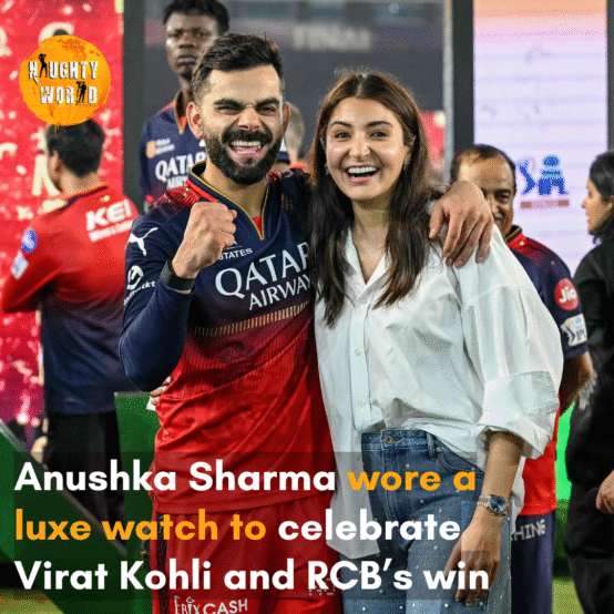 RCB won the IPL 2025 finals, defeating PBKS; Anushka was seen supporting her husband-cricketer Virat Kohli on-field.