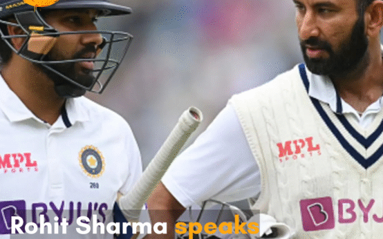 Rohit Sharma spoke at the book launch of Pujara’s wife and reflected upon his experiences playing against Pujara at the youth level.