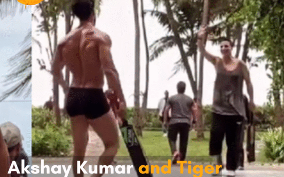 Tiger Shroff was seen playing in just briefs; the internet requests him to wear clothes and play.