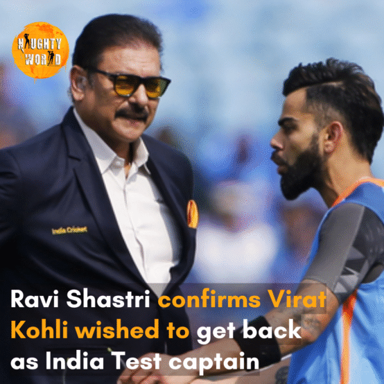 Ravi Shastri spoke about how Kohli wanted to be India’s stop-gap Test captain before announcing his retirement.