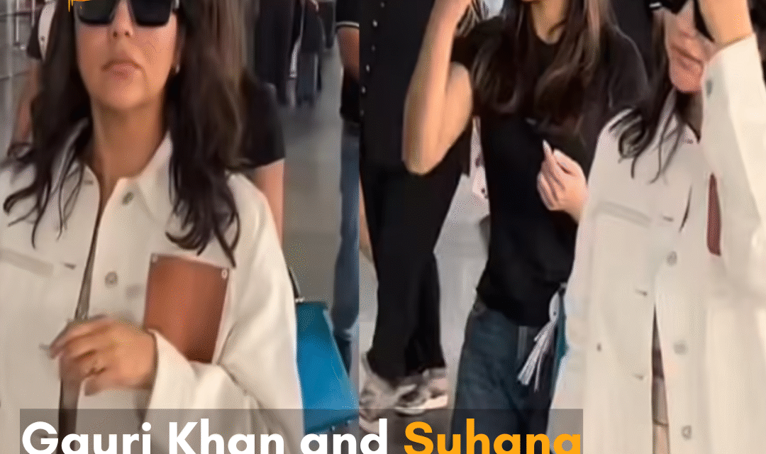 At Delhi airport, the mother-daughter duo made a stylish entry while also avoiding the paparazzi.