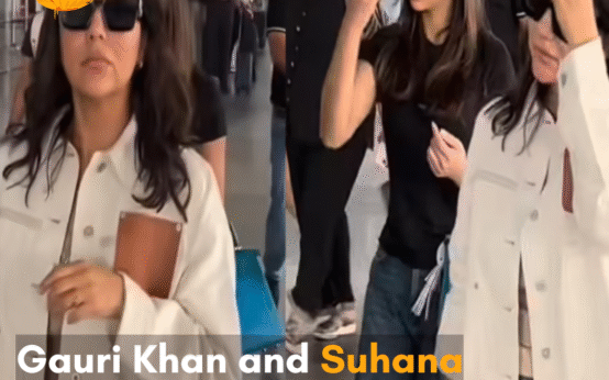 At Delhi airport, the mother-daughter duo made a stylish entry while also avoiding the paparazzi.