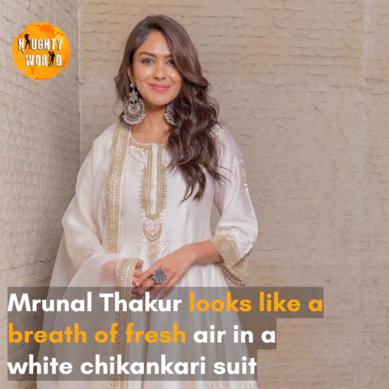 The actress served summer fashion goals wearing a pristine white chikankari suit.