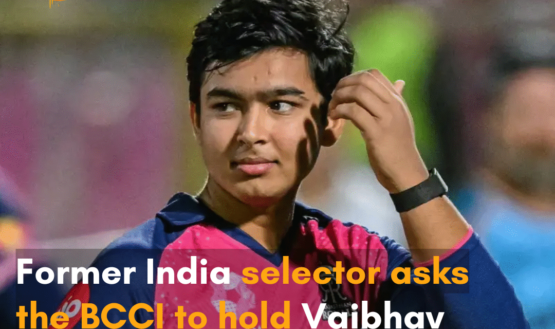 Venkatapathy Raju, former India spinner and selector, urges fans and the board to show patience before taking Suryavanshi in the India Team.